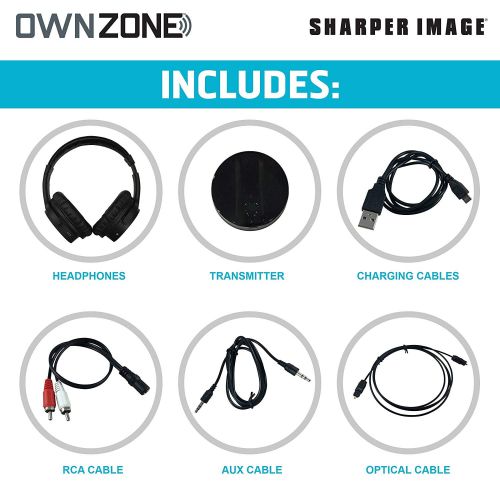  As Seen on TV Own Zone, Wireless TV Headphones By Sharper Image