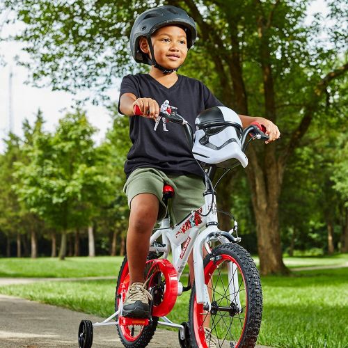 Huffy 72198 Star Wars Stormtrooper 12 Inch Toddler Bike with Training Wheels