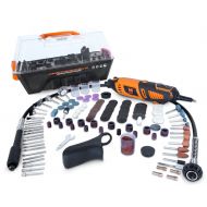 WEN Products WEN 1.3-Amp Variable Speed Steady-Grip Rotary Tool with 190-Piece Accessory Kit, Flex Shaft, and Carrying Case