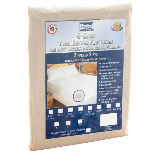  AllergyCare Bargoose Vinyl Box Spring and Mattress Covers Queen 12 | Allergy-Reducing Relief