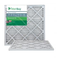 FilterBuy AFB Platinum MERV 13 20x22x1 Pleated AC Furnace Air Filter. Pack of 2 Filters. 100% produced in the USA.