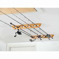 [아마존베스트]Walmart Organized Fishing Wooden Ceiling Horizontal Rod Rack, 9 Capacity