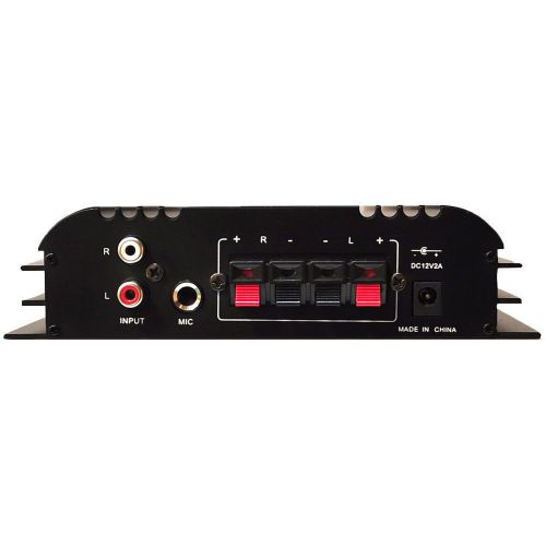  Pyle PYLE PFA400U - 100 Watt Class-T Hi-Fi Audio Amplifier with USB Flash and SD Memory Card Readers - AC Adapter Included