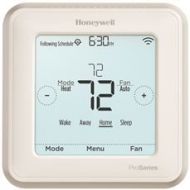 Honeywell Lyric T6 Thermostat, 2 Heat  1 Cool Heat Pump Or 2 Heat  2 Cool Conventional