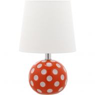 Safavieh Kids Polka Dot Circle Mini Table Lamp with CFL Bulb, Multiple Colors