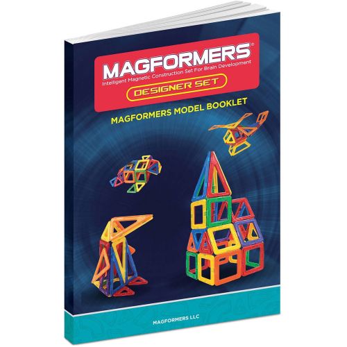  Magformers Designer 62 piece Magnetic Tiles Building Set