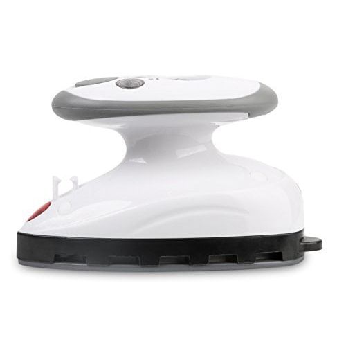  IVATION Small Mini Iron - Dual Voltage Compact Design, Great for Travel - Non-Stick Ceramic Soleplate - Dry or Steam Ironing - Extra-Long Power Cord - Heats Rapidly in 15 Seconds