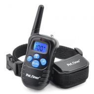 Petrainer PET998DRB1 Dog Training Collar Rechargeable and Rainproof 330 yds Remote Dog Shock Collar with Beep, Vibration and Shock Electronic Collar