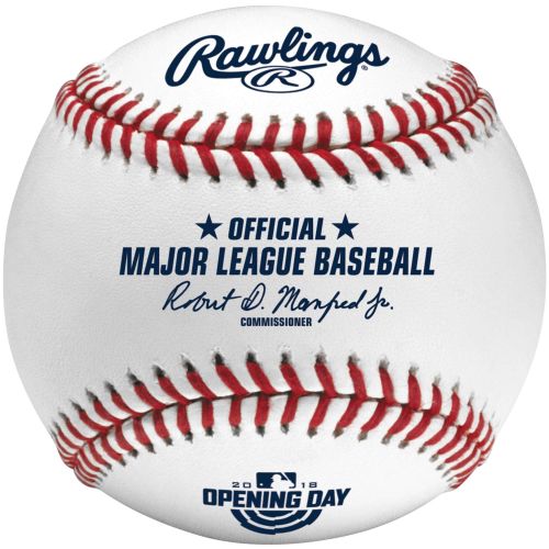 롤링스 Rawlings 2018 Opening Day Cubed Baseball - White - No Size