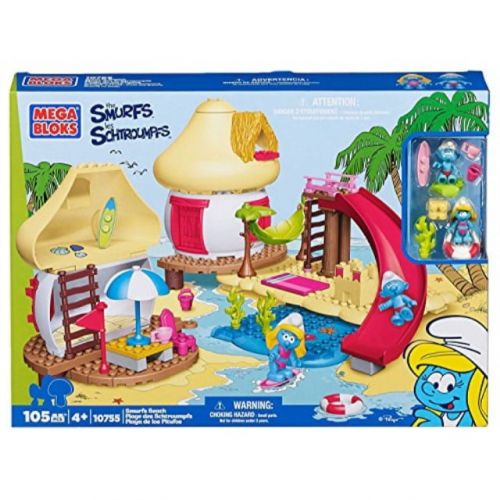 메가블럭 Mega Bloks Smurfs Smurfs Beach Play Set