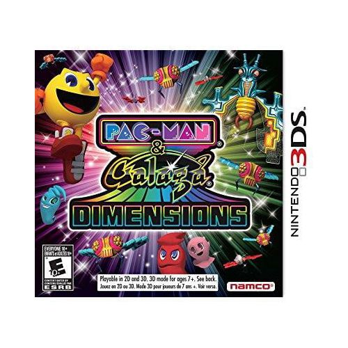 반다이 Pac-Man & Galaga Dimensions, BandaiNamco, Nintendo 3DS, 722674700313