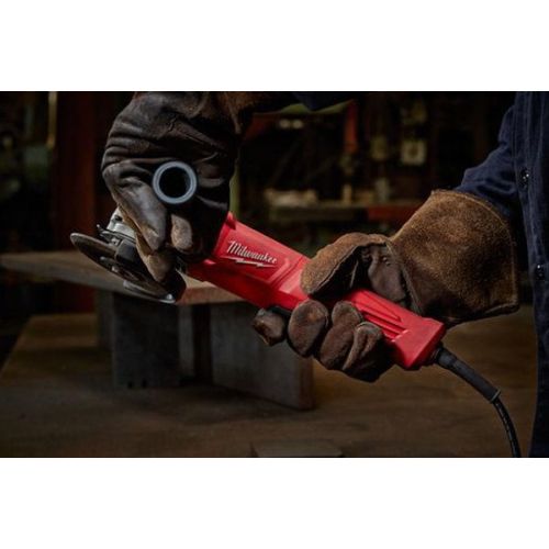  Milwaukee 6142-30 Small Corded Angle Grinder, 120 VAC, 11 A, 1400 W, 11000 rpm, 4-12 in Wheel