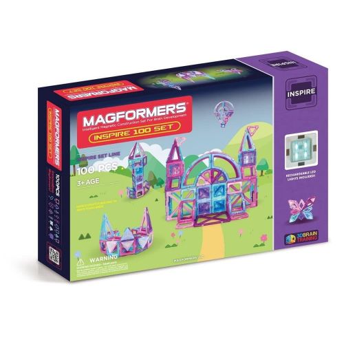  MAGFORMERS Magformers Inspire 100 Piece Magnetic Construction Set