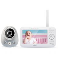 VTech VM352 5 Digital Video Baby Monitor with Wide-Angle Lens and Standard Lens, Silver & White