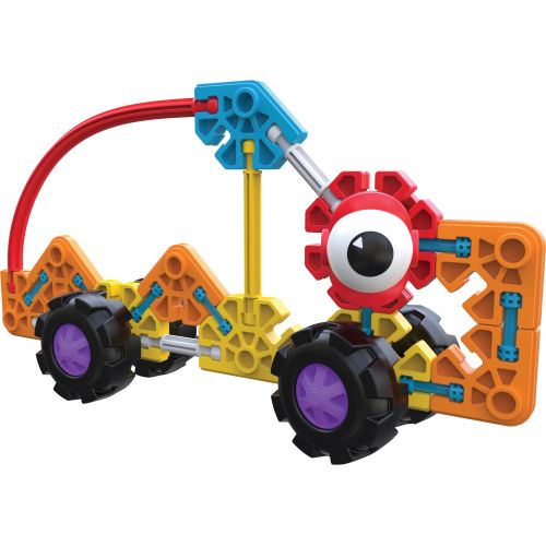 케이넥스 KID KNEX - Zoomin Rides Building Set - 65 Pieces - Ages 3 and Up Preschool Educational Toy