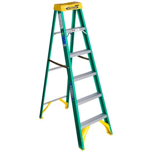  Werner 5906 6 Fiberglass Step Ladder