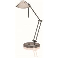 Victory Light V-light Halogen Desk Lamp with 3-Point Adjustable Arm and Dimmer Switch, Black Chrome Finish