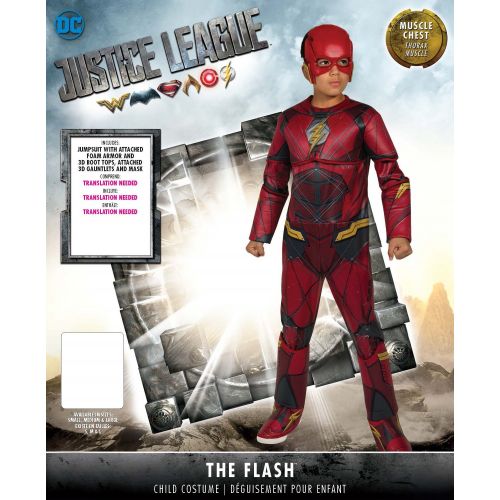  The Flash Boys Justice League Deluxe Flash Costume