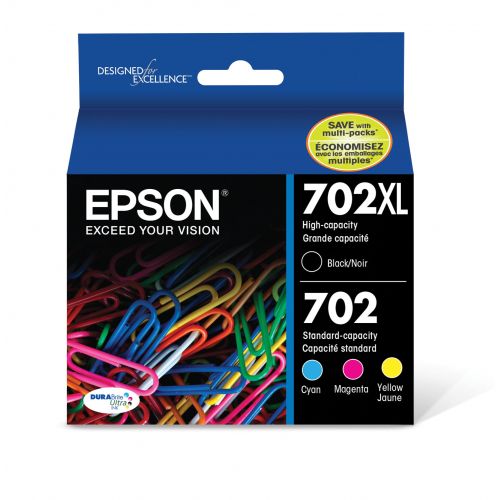 엡손 Epson 702XL High-capacity Black Ink Cartridges