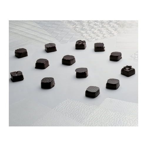  Martellato Chocolate Texture Sheets, Assorted 13 Different Designs, 1 of Each