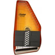 Oscar Schmidt 21 Chord Autoharp, Flame Maple Top, Honey Sunburst, OS11021FHS