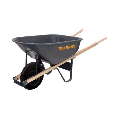  True Temper R625 6 Cubic Foot Steel Wheelbarrow