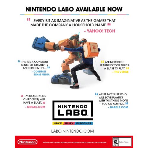 닌텐도 Nintendo Labo Robot Kit (Nintendo Switch), HACRADFVA