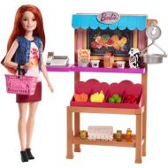 Barbie Careers Grocery Supermarket Register Food Stand Playset