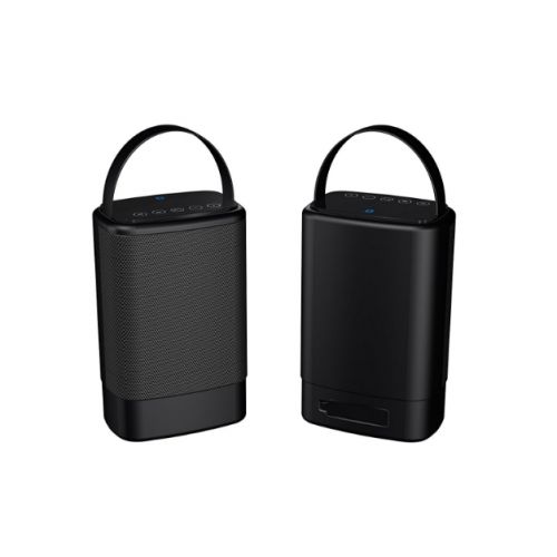  Sylvania SP096-Black Portable Outdoor Dual Bluetooth Speakers-Set of 2 Speakers - Manufacturer Refurbished