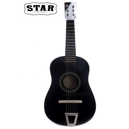  Star Kids Acoustic Toy Guitar 23 Inches Black Color