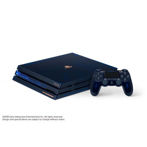 소니 Sony PlayStation 4 Pro 500 Million Limited Edition Console, Translucent, 3303229