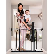 Regalo Easy Step Extra Wide Baby Gate, Black, 51 Inch
