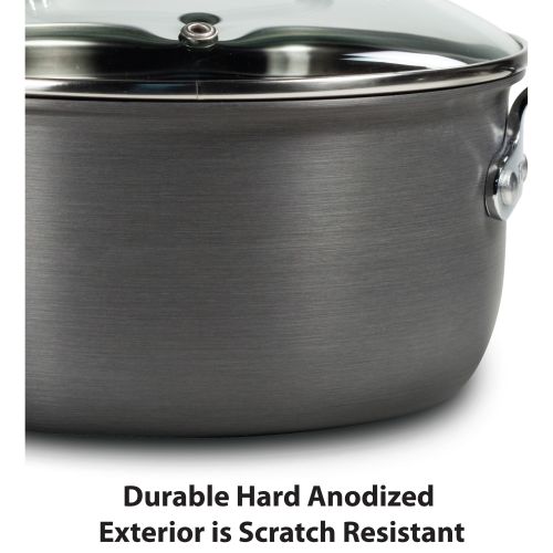 테팔 T-fal T-Fal 12 Ultimate Hard Anodized Saute Pan, Aluminum