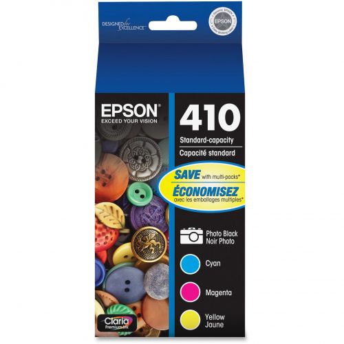 엡손 Epson Claria T410 Original Ink Cartridge, 4  Pack (Quantity)