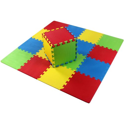  BalanceFrom Kids Puzzle Exercise Play Mat with EVA Foam Interlocking Tiles