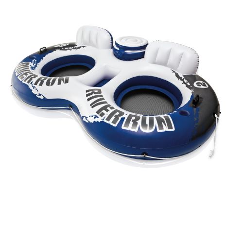 인텍스 Intex River Run 2 Inflatable 2 Person River Float (6 Pack) + Single Tube (Pair)