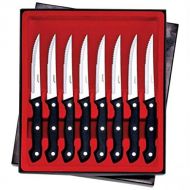 Maxam-Inc NEW MAXAM 8-Piece Steak Knife Cutlery Kitchen Set with Storage Gift Box