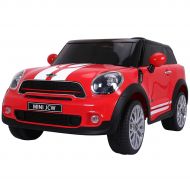 Gymax Red Electric MINI PACEMAN Kids Ride On Car Licensed RC Remote Control MP3