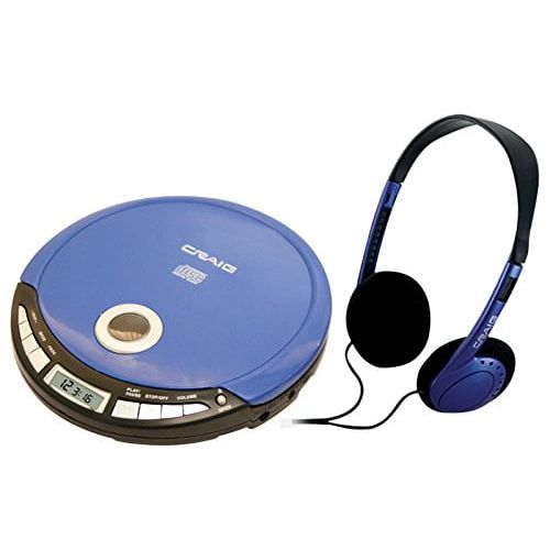 Craig Personal CD Player with Headphones and LCD Screen