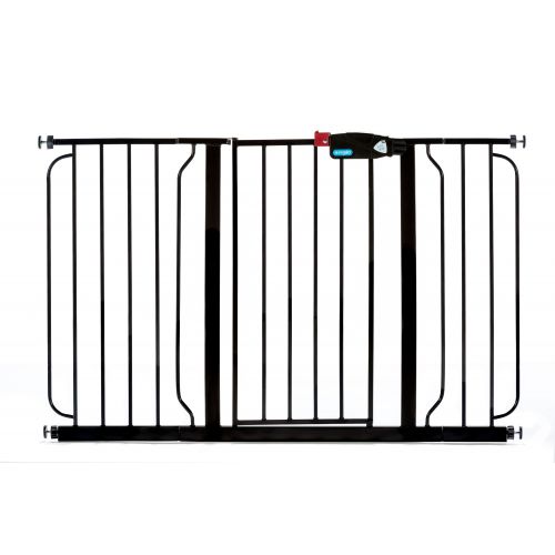  Regalo Easy Step Extra Wide Baby Gate, Black, 51 Inch