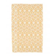Simply Daisy, 30 x 60 Inch, Greeko Simple, Geometric Print Beach Towel, Yellow
