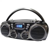 Sylvania SRCD682BT Bluetooth Portable CD Radio Boom Box with AMFM Radio