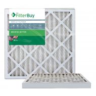 FilterBuy AFB Platinum MERV 13 20x20x2 Pleated AC Furnace Air Filter. Pack of 2 Filters. 100% produced in the USA.