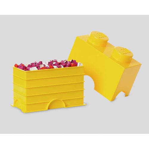  LEGO Bright Yellow Storage Brick 2 Childrens Toy Box