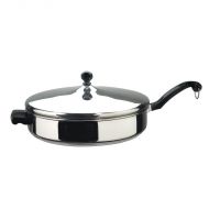 Farberware Classic Series Stainless Steel 4-12-Quart Covered Saute Pan with Helper Handle