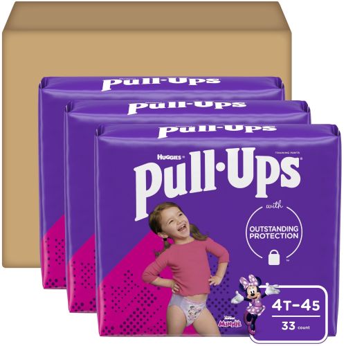 하기스 Pull-Ups PULL-UPS LEARNING DESIGNS TRAINING PANTS 4T-5T GIRL BIG PACK 40