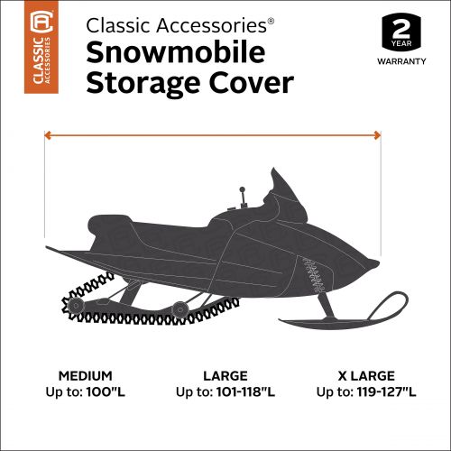 Classic Accessories SledGear Snowmobile Storage Cover, Medium