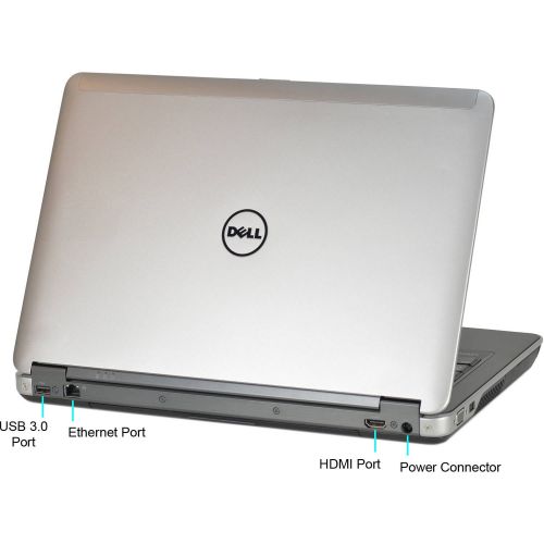 델 Refurbished Dell E6440 14 Laptop, Windows 10 Pro, Intel Core i5-4300M Processor, 8GB RAM, 500GB Hard Drive
