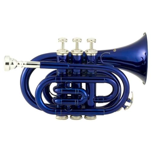  Ravel RPKT1 Pocket Trumpet - Blue