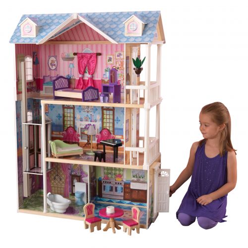 키드크래프트 KidKraft My Dreamy Dollhouse with 14 accessories included